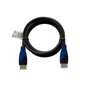 Savio Video Cable HDMI 1.4 Male - Male  5.0m Black/Blue CL-49 - Image 2