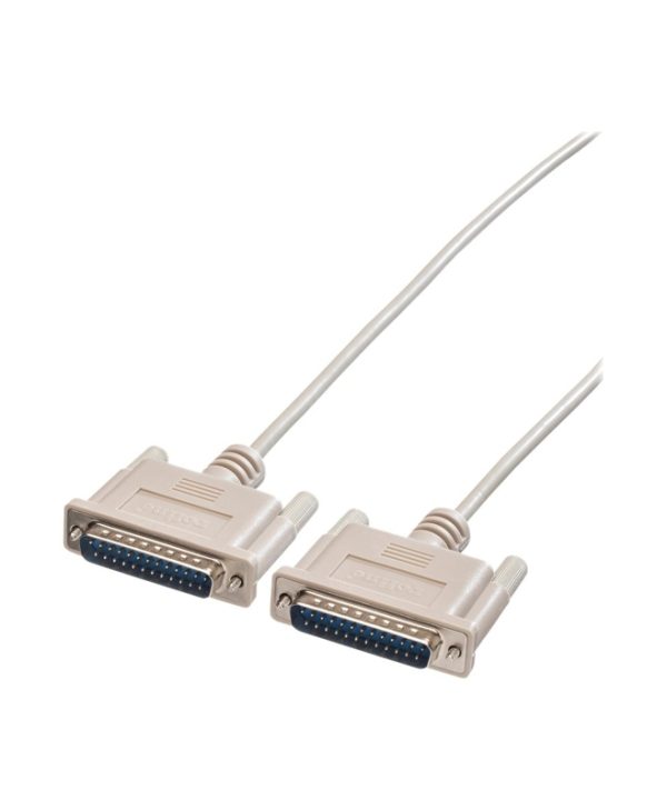 RS-232 cable 25 pins Male to Male 4.5m Grey 11.01.3545-25