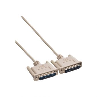 RS-232 cable 25 pins Male to Male 4.5m Grey 11.01.3545-25 - Image 2