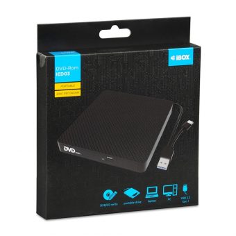 iBOX External DVD Writer Black IED03 - Image 6