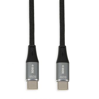 iBOX IKUTC USB cable USB-C Male to USB-C Male 60W 2m Black IKUTC2B