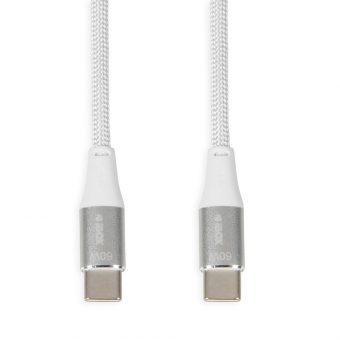 iBOX IKUTC USB cable USB-C Male to USB-C Male 60W 2m White IKUTC2W