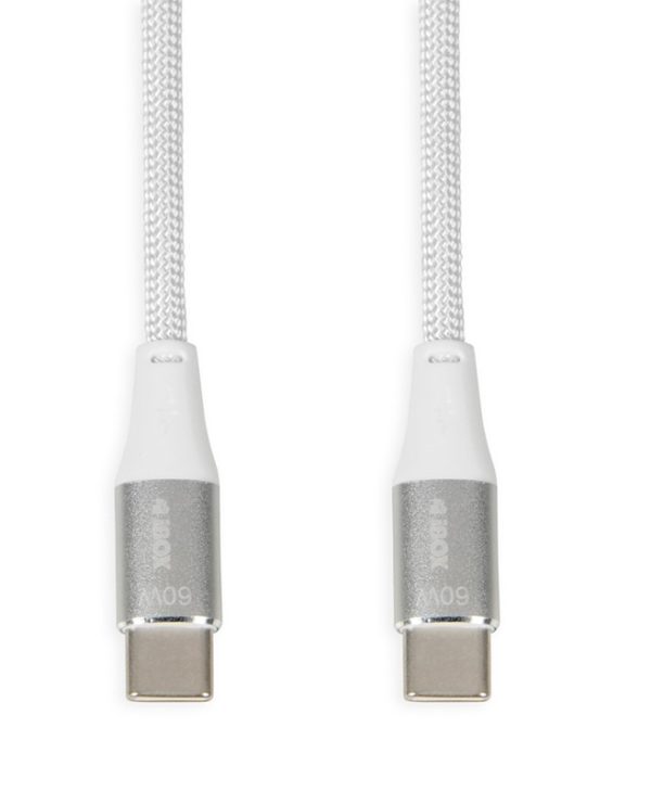 iBOX IKUTC USB cable USB-C Male to USB-C Male 60W 2m White IKUTC2W