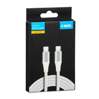 iBOX IKUTC USB cable USB-C Male to USB-C Male 60W 2m White IKUTC2W - Image 3