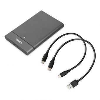 iBox HD-06 External 2.5″ HDD/SSD Case USB-C 3.2 Grey IEUHDD6 - Image 4