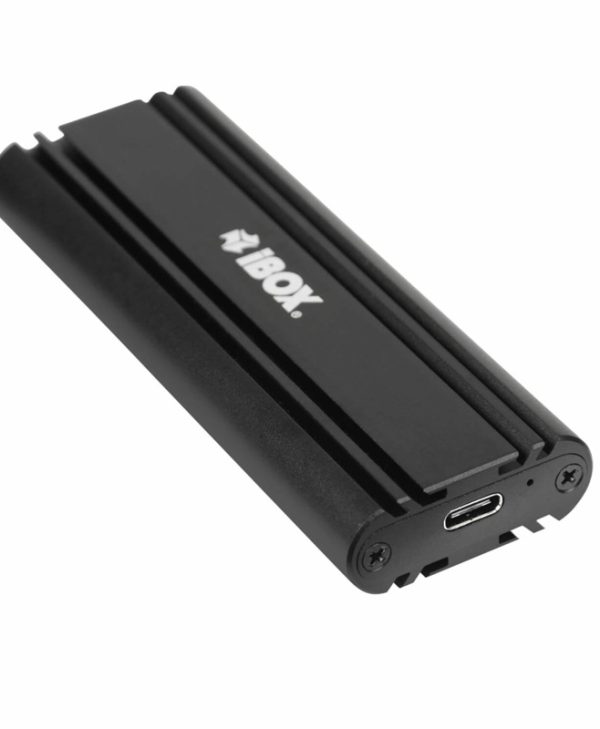 iBox HD-07 M.2 NVMe SSD Enclosure Black IEUHDD7