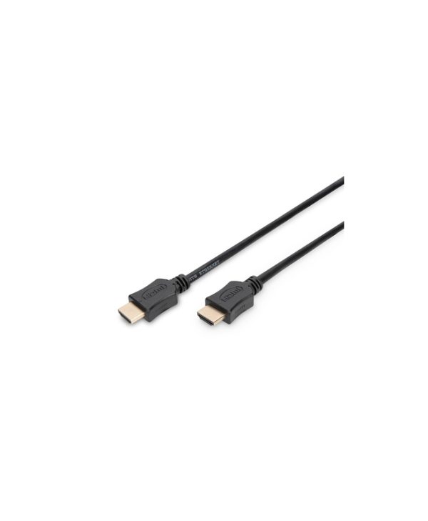 Digitus Cable HDMI To HDMI Male High Speed with Ethernet Connection 1.0m Black AK-330107-010-S