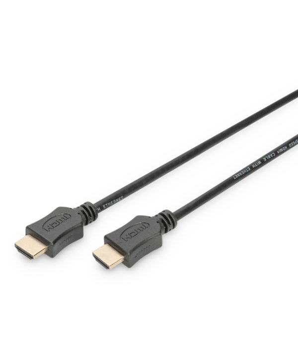 Digitus Cable HDMI To HDMI Male High Speed with Ethernet Connection 5.0m Black AK-330114-050-S