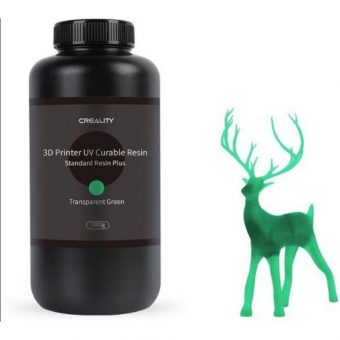 Creality Standard Resin Plus Plastic Bottle Transparent Green 1Kg 3302020086