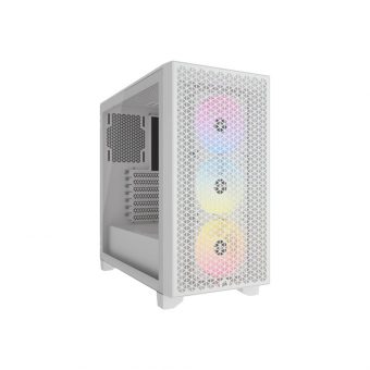 Corsair 3000D Airflow RGB Tempered Glass Mid Tower White CC-9011256-WW