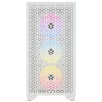 Corsair 3000D Airflow RGB Tempered Glass Mid Tower White CC-9011256-WW - Image 2