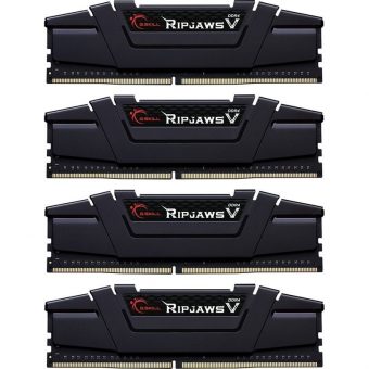 G.Skill RipJaws V 128GB (4x32GB) 2666MHz CL19 DDR4 Black F4-2666C19Q-128GVK