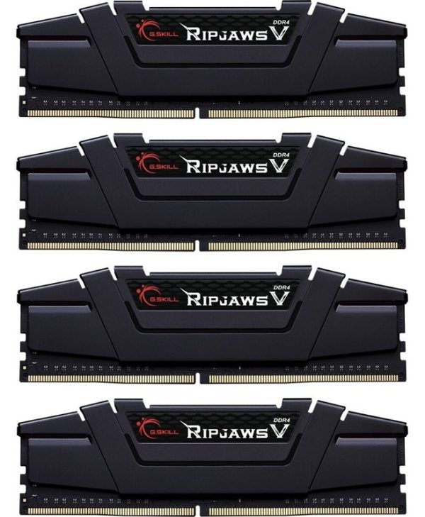 G.Skill RipJaws V 128GB (4x32GB) 2666MHz CL19 DDR4 Black F4-2666C19Q-128GVK