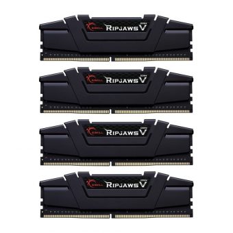 G.Skill RipJaws V 128GB (4x32GB) 2666MHz CL19 DDR4 Black F4-2666C19Q-128GVK - Image 2