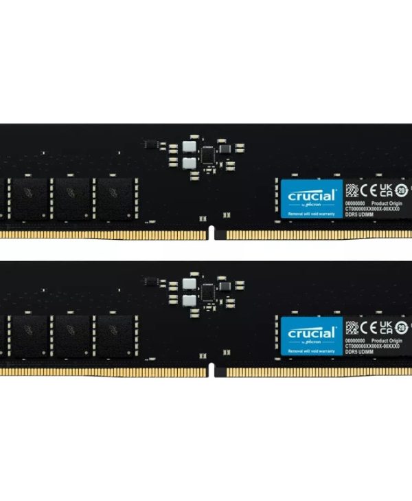 Crucial Value 64GB (2x32GB) 5600MHz CL46 DDR5 CT2K32G56C46U5