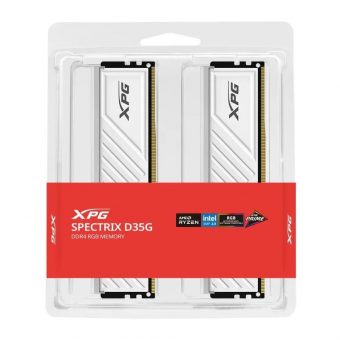 Adata XPG Spectrix D35G RGB 16GB (2x8GB) 3600MHz CL18 DDR4 White AX4U36008G18I-DTWHD35G - Image 6