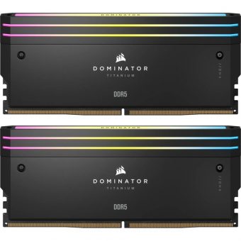 Corsair Dominator Titanium RGB 48GB (2x24GB) 7200MHz CL36 DDR5 Black CMP48GX5M2X7200C36