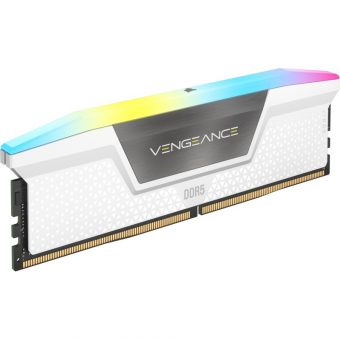 Corsair Vengeance RGB 32GB (2x16GB) 5600MHz CL40 DDR5 White CMH32GX5M2B5600C40W - Image 4
