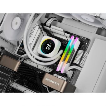 Corsair Vengeance RGB 32GB (2x16GB) 5600MHz CL40 DDR5 White CMH32GX5M2B5600C40W - Image 5