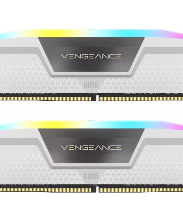 Corsair Vengeance RGB 64GB (2x32GB) 5600MHz CL40 DDR5 White CMH64GX5M2B5600C40W
