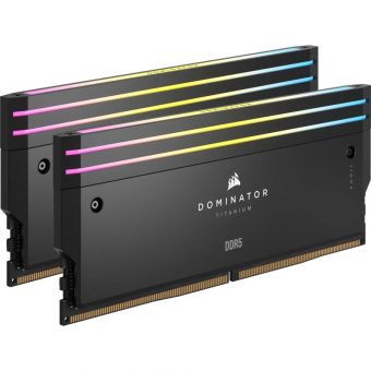 Corsair Dominator Titanium RGB 32GB (2x16GB) 6600MHz CL32 DDR5 Black CMP32GX5M2X6600C32 - Image 2