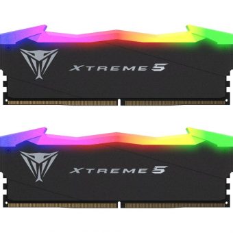 Patriot Viper XTREME 5 RGB 48GB (2x24GB) 8000MHz CL38 DDR5 Black PVXR548G80C38K