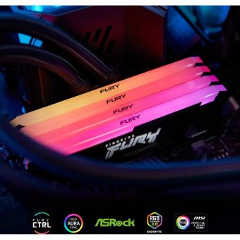 Kingston FURY Beast RGB 32GB (2x16GB) 3600MHz CL18 1R DDR4 Black KF436C18BB2AK2/32 - Image 11