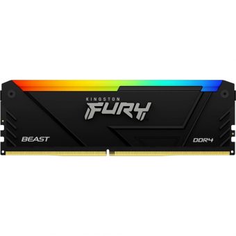 Kingston FURY Beast RGB 16GB (2x8GB) 3600MHz CL17 1R DDR4 Black KF436C17BB2AK2/16 - Image 4
