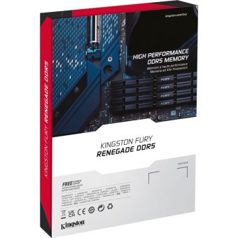 Kingston FURY Renegade 48GB 6400MHz CL32 2R DDR5 Silver/Black KF564C32RS-48 - Image 8