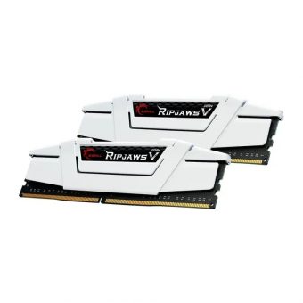 G.Skill RipJaws V 32GB (2x16GB) 3600MHz CL18 DDR4 White F4-3600C18D-32GVW - Image 2