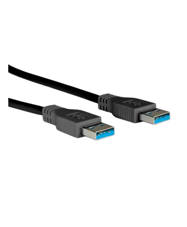 Roline Cable USB-A 3.0 Male/Male 3.0m Black  11.02.8971-50