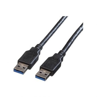 Roline Cable USB-A 3.0 Male/Male 3.0m Black  11.02.8971-50 - Image 3