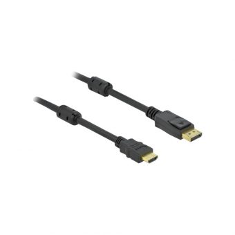 Delock Cable DP 1.2 To HDMI 2.0 Active 10m Black 85960 - Image 3