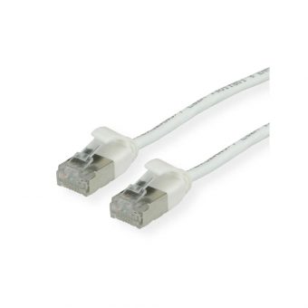 Roline U/FTP DataCenter Patch Cable Cat.6a Class EA LSOH 0.5m Slim White 21.15.1700 - Image 2