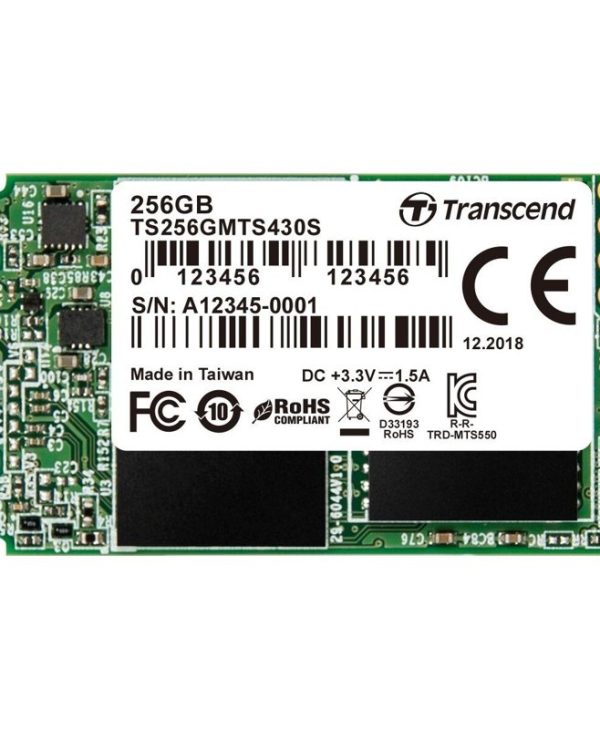 Transcend MTS430S 256GB M.2 2242 SATA III TS256GMTS430S