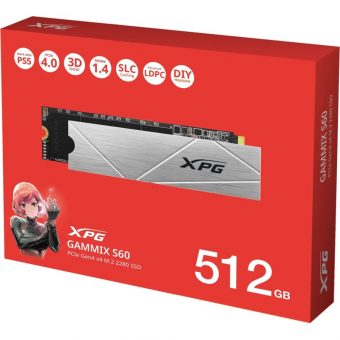 Adata XPG Gammix S60 512GB NVMe PCIe Gen4.0 x4 AGAMMIXS60-512G-CS - Image 8