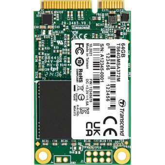 Transcend MSA372M 64GB mSATA MO-300 TS64GMSA372M