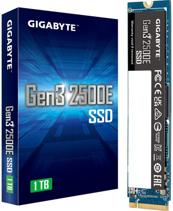 Gigabyte 2500E 1TB M.2 2280 NVMe PCIe Gen 3.0 x4 G325E1TB