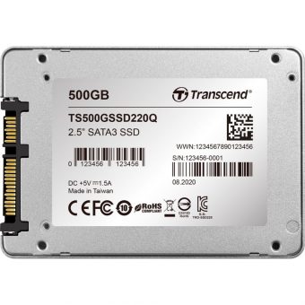 Transcend SSD220Q 500GB 2.5" SATA III TS500GSSD220Q - Image 2