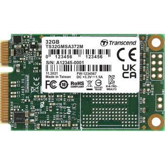 Transcend MSA372M 32GB mSATA MO-300 TS32GMSA372M