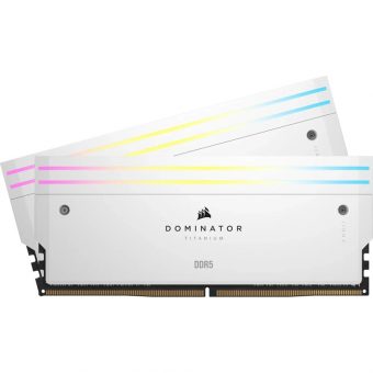 Corsair Dominator Titanium RGB 32GB (2x16GB) 7000MT/s CL34 DDR5 White CMP32GX5M2X7000C34W - Image 3
