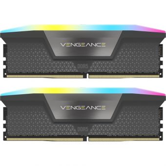 Corsair Vengeance RGB 32GB (2x16GB) 5600MT/s CL40 DDR5 Grey EXPO CMH32GX5M2B5600Z40