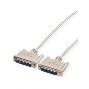 Roline Cable Serial RS-232 Male/Male 3.0m Ivory Grey 11.01.3530