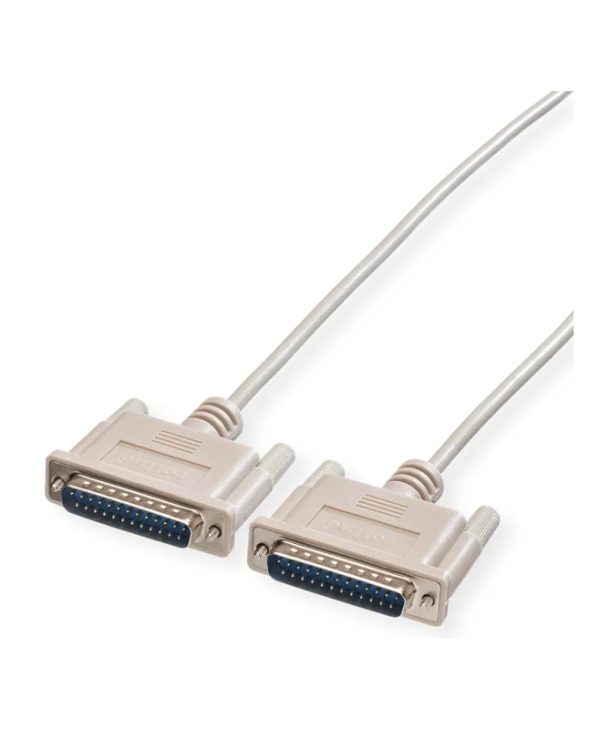 Roline Cable Serial RS-232 Male/Male 3.0m Ivory Grey 11.01.3530