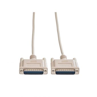 Roline Cable Serial RS-232 Male/Male 3.0m Ivory Grey 11.01.3530 - Image 2