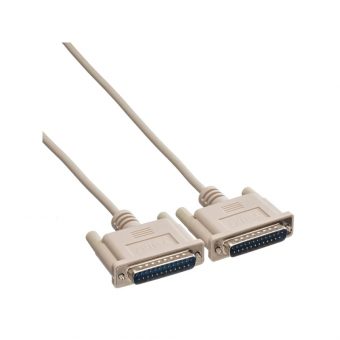Roline Cable Serial RS-232 Male/Male 3.0m Ivory Grey 11.01.3530 - Image 3