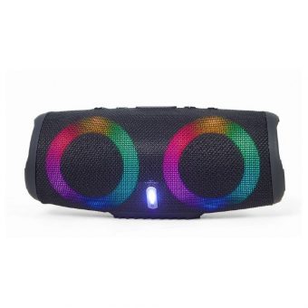 Gembird Portable Speaker Bluetooth LED 10W Black SPK-BT-LED-02 - Image 2