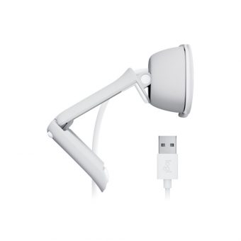 Logitech Brio 100 USB Webcam White 960-001617 - Image 4