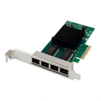 Digitus Gigabit Ethernet Network Card 2.5 RJ45 4 port RTL8125B Realtek Chipset Server NIC DN-10136