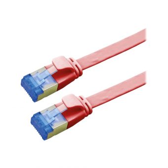 Value F/UTP Cat6a extra-flat 3m Red 21.99.2123-40